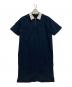ALORE（アローレ）の古着「ラガーシャツワンピース」｜ネイビー