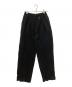 CLANE（クラネ）の古着「BELTED LOOSE STRAIGHT PANTS」｜ブラック