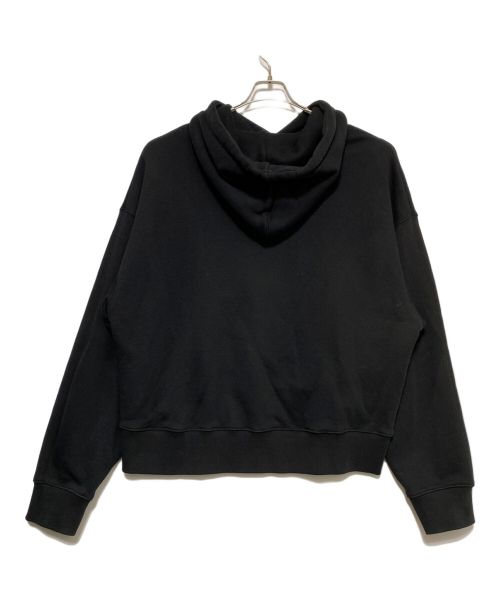 Palm Angels（パーム エンジェルス）Palm Angels (パーム エンジェルス) CURVED LOGO HOODIE ブラック サイズ:Lの古着・服飾アイテム