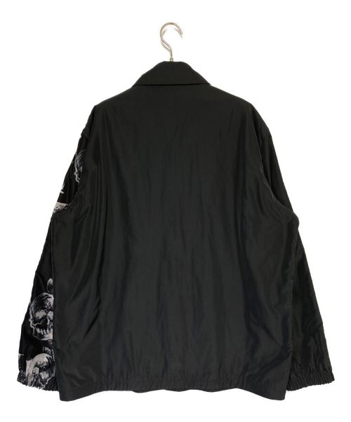 Palm Angels（パーム エンジェルス）Palm Angels (パーム エンジェルス) SLEEVE PRINT COACH JACKET ブラック サイズ:Lの古着・服飾アイテム