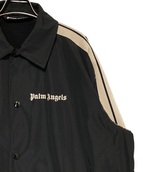 Palm Angels（パーム エンジェルス）Palm Angels (パーム エンジェルス) SLEEVE PRINT COACH JACKET ブラック サイズ:Lの古着・服飾アイテム