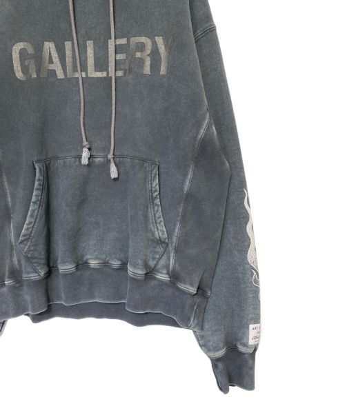 GALLERY DEPT（ギャラリー デプト）GALLERY DEPT (ギャラリー デプト) GD Flames Hoodie ブラック サイズ:Lの古着・服飾アイテム