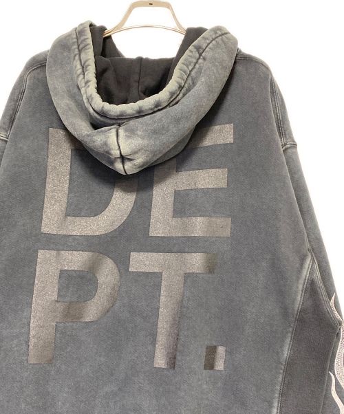 GALLERY DEPT（ギャラリー デプト）GALLERY DEPT (ギャラリー デプト) GD Flames Hoodie ブラック サイズ:Lの古着・服飾アイテム
