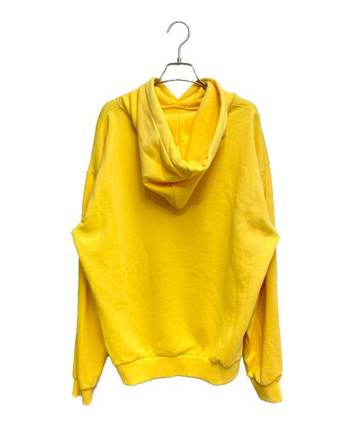 CELINE（セリーヌ）CELINE (セリーヌ) Logo studded loose hoodie （ロゴスタッズルーズフーディー） イエロー サイズ:Lの古着・服飾アイテム