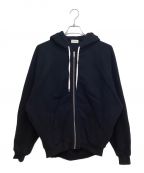 Saint Laurent Parisサンローランパリ）の古着「Zip Raglan Hoodie （ジップラグランフーディー）」｜ブラック