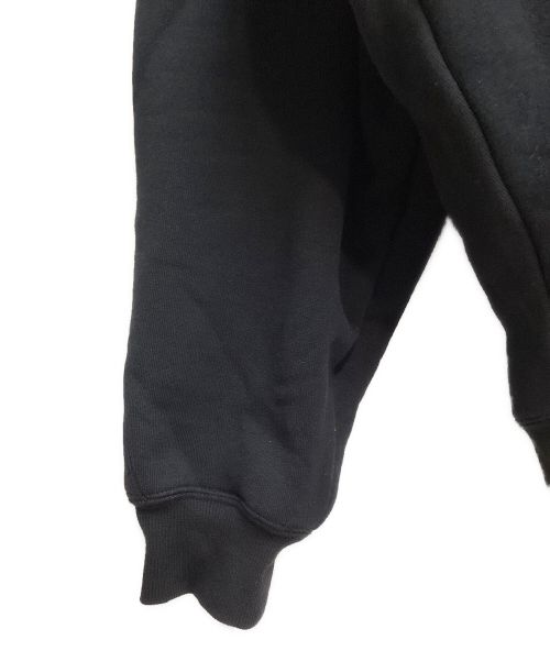 Saint Laurent Paris（サンローランパリ）Saint Laurent Paris (サンローランパリ) Zip Raglan Hoodie （ジップラグランフーディー） ブラック サイズ:Lの古着・服飾アイテム