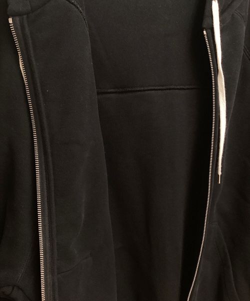 Saint Laurent Paris（サンローランパリ）Saint Laurent Paris (サンローランパリ) Zip Raglan Hoodie （ジップラグランフーディー） ブラック サイズ:Lの古着・服飾アイテム