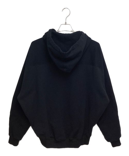 Saint Laurent Paris（サンローランパリ）Saint Laurent Paris (サンローランパリ) Zip Raglan Hoodie （ジップラグランフーディー） ブラック サイズ:Lの古着・服飾アイテム