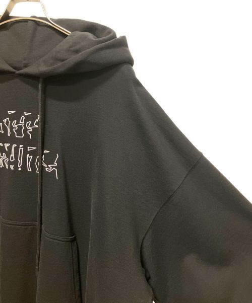 OFFWHITE（オフホワイト）OFFWHITE (オフホワイト) NEEN ARROW SKATE HOODIE ブラック サイズ:XLの古着・服飾アイテム