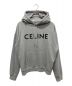 CELINE（セリーヌ）の古着「クラシックロゴルーズスウェットパーカー」｜グレー