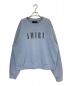 AMIRI（アミリ）の古着「ロゴプリントクルーネックスウェットシャツ」｜スカイブルー