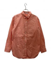 23区 MY STANDARD（ニジュウサンク）の古着「ストライプシャツ」｜ピンク