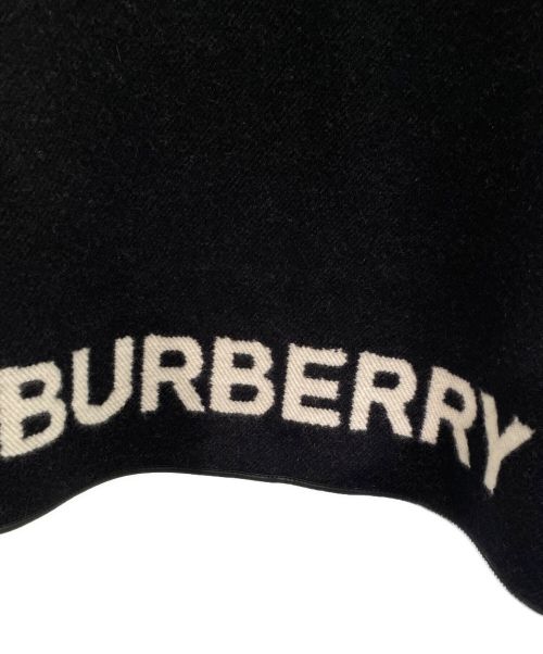 BURBERRY（バーバリー）BURBERRY (バーバリー) LOVE BLANKET ブラック サイズ:FREE 未使用品の古着・服飾アイテム