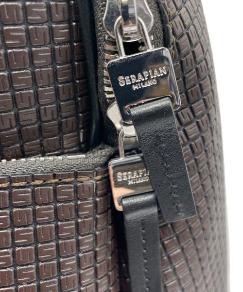 serapian（セラピアン）SERAPIAN (セラピアン) バックパック ブラウンの古着・服飾アイテム