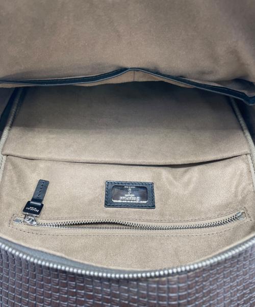 serapian（セラピアン）SERAPIAN (セラピアン) バックパック ブラウンの古着・服飾アイテム