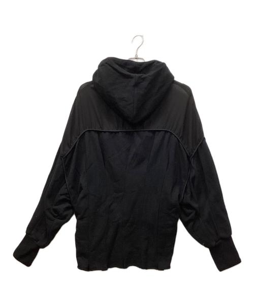 UNDERCOVER（アンダーカバー）UNDERCOVER (アンダーカバー) 素材切替プルオーバー ブラック サイズ:2の古着・服飾アイテム