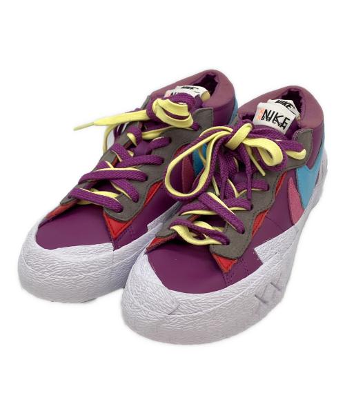 NIKE（ナイキ）NIKE (ナイキ) sacai (サカイ) BLAZER LOW パープル サイズ:26cmの古着・服飾アイテム