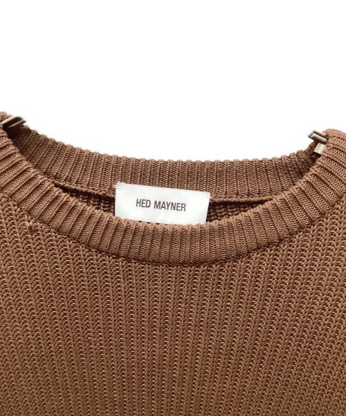 Hed Mayner（ヘド メイナー）Hed Mayner (ヘド メイナー) Twisted  sweater/ツイステッドセーター ブラウン サイズ:XSの古着・服飾アイテム