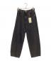 CAFUNE（カフネ）の古着「ソフトコクーンデニムパンツ」｜ブラック
