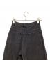 中古・古着 CAFUNE (カフネ) ソフトコクーンデニムパンツ ブラック サイズ:36：6000円