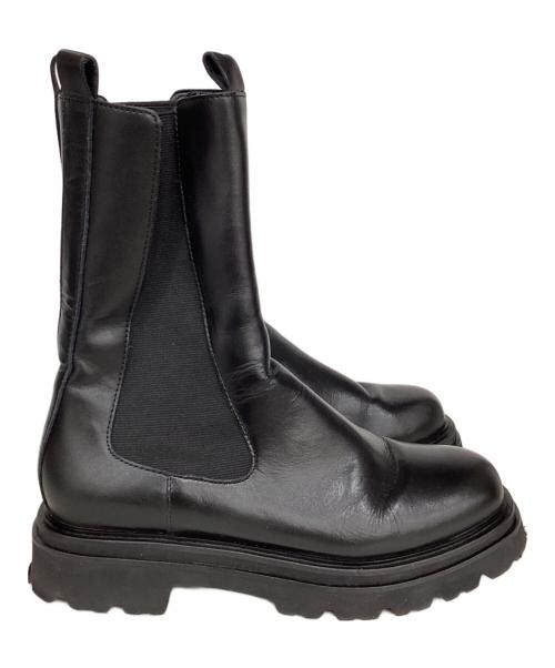 UNITED ARROWS（ユナイテッドアローズ）UNITED ARROWS (ユナイテッドアローズ) サイドゴアブーツ ブラック サイズ:38の古着・服飾アイテム