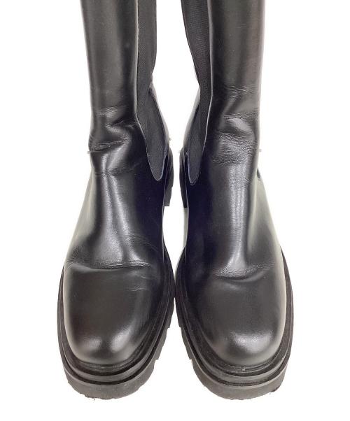 UNITED ARROWS（ユナイテッドアローズ）UNITED ARROWS (ユナイテッドアローズ) サイドゴアブーツ ブラック サイズ:38の古着・服飾アイテム