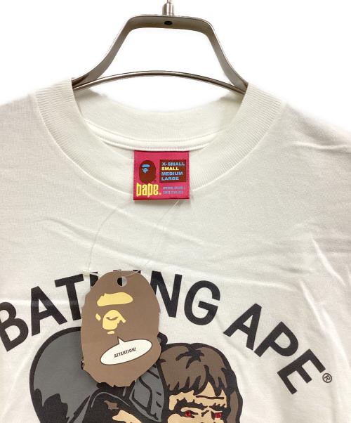 A BATHING APE（ア ベイシング エイプ）A BATHING APE (ア ベイシング エイプ) Tシャツ ホワイト サイズ:sの古着・服飾アイテム