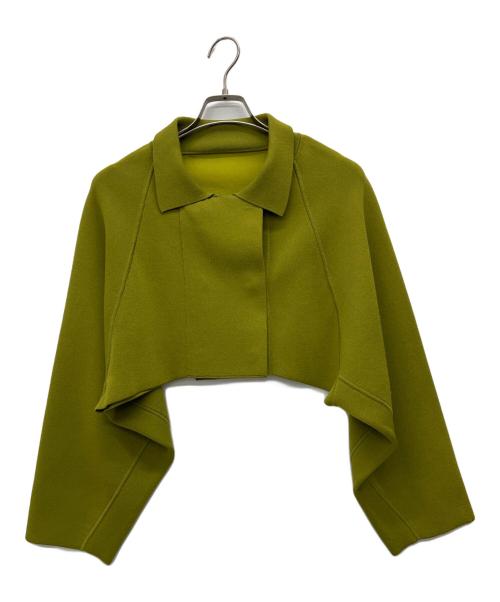 Ameri（アメリ）Ameri (アメリ) JACKET LIKE SHORT KNIT グリーン サイズ:Freeの古着・服飾アイテム