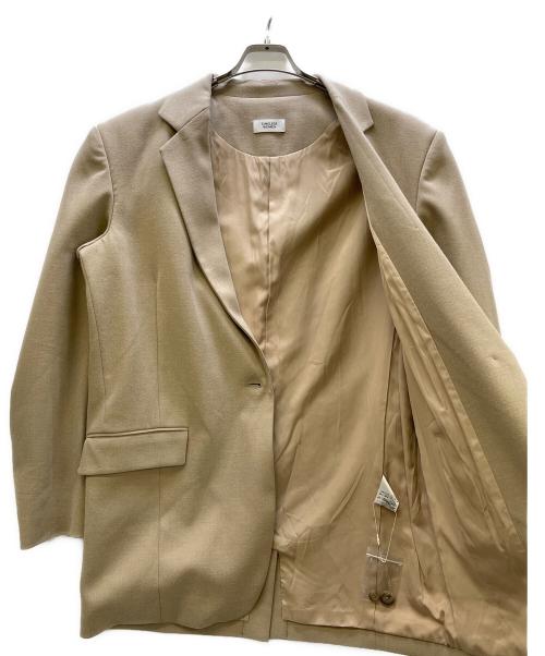 TIMELESS WOMEN（タイムレス ウーマン）TIMELESS WOMEN (タイムレス ウーマン) FLANNNEL OVERSIZED BLAZER ベージュ サイズ:Freeの古着・服飾アイテム