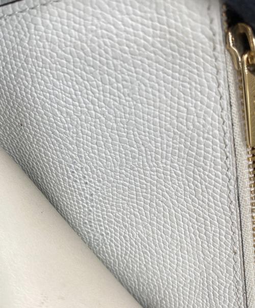 Valextra（ヴァレクストラ）Valextra (ヴァレクストラ) 3つ折り財布 アイボリーの古着・服飾アイテム