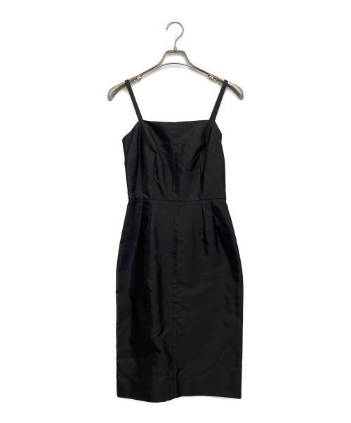 DOLCE & GABBANA（ドルチェ＆ガッバーナ）DOLCE & GABBANA (ドルチェ＆ガッバーナ) キャミソールワンピース ブラック サイズ:36の古着・服飾アイテム