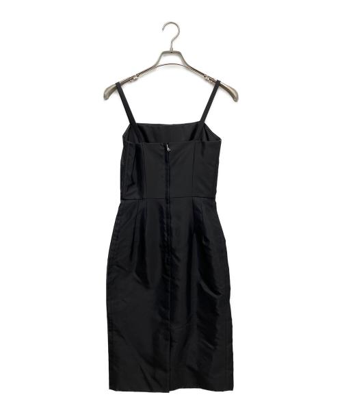 DOLCE & GABBANA（ドルチェ＆ガッバーナ）DOLCE & GABBANA (ドルチェ＆ガッバーナ) キャミソールワンピース ブラック サイズ:36の古着・服飾アイテム