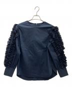 trefleトレフル）の古着「NEWホイップブラウス」｜ネイビー
