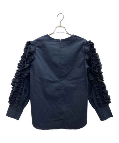 trefle（トレフル）trefle (トレフル) NEWホイップブラウス ネイビー サイズ:SIZE　FREEの古着・服飾アイテム
