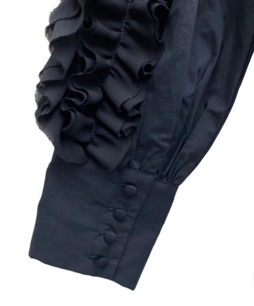 trefle（トレフル）trefle (トレフル) NEWホイップブラウス ネイビー サイズ:SIZE　FREEの古着・服飾アイテム