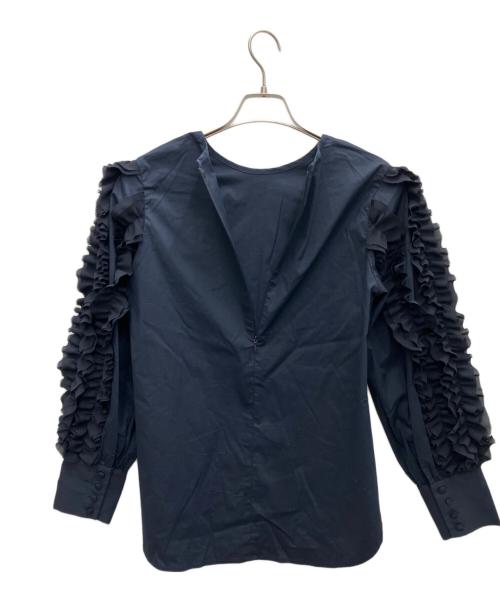 trefle（トレフル）trefle (トレフル) NEWホイップブラウス ネイビー サイズ:SIZE　FREEの古着・服飾アイテム