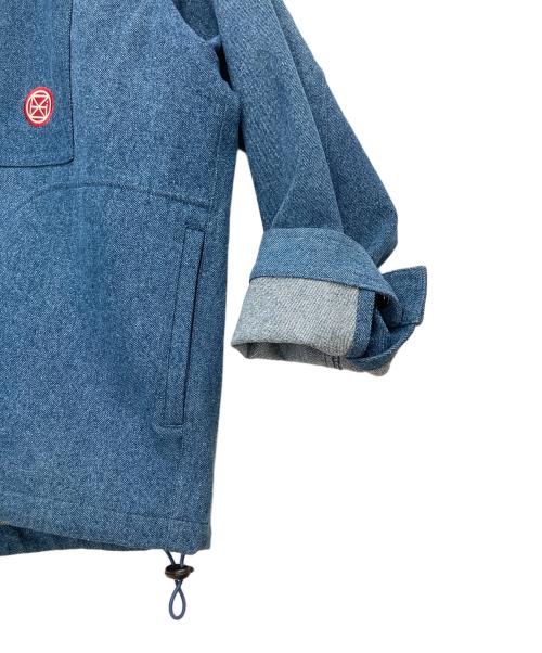 genzai（ゲンザイ）genzai (ゲンザイ) Satellite Hood Denim Jacket ブルー サイズ:Lの古着・服飾アイテム