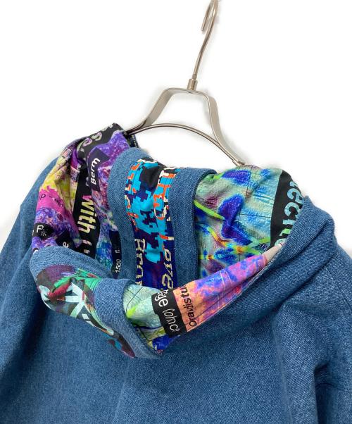 genzai（ゲンザイ）genzai (ゲンザイ) Satellite Hood Denim Jacket ブルー サイズ:Lの古着・服飾アイテム