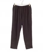 South2 West8サウスツー ウエストエイト）の古着「String Slack Pant-Poly Crepe Cloth」｜ダークブラウン