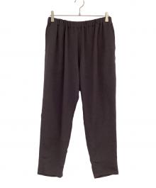 South2 West8（サウスツー ウエストエイト）の古着「String Slack Pant-Poly Crepe Cloth」｜ダークブラウン
