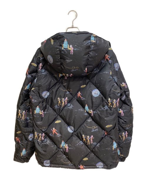 UNDERCOVER（アンダーカバー）UNDERCOVER (アンダーカバー) 16AW 宇宙柄ダウンジャケット ブラック サイズ:4の古着・服飾アイテム