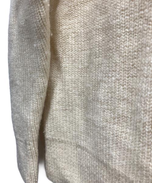 oldderby Knitwear（オールドダービーニットウェア）oldderby Knitwear (オールドダービーニットウェア) Vネックニット アイボリー サイズ:FREEの古着・服飾アイテム