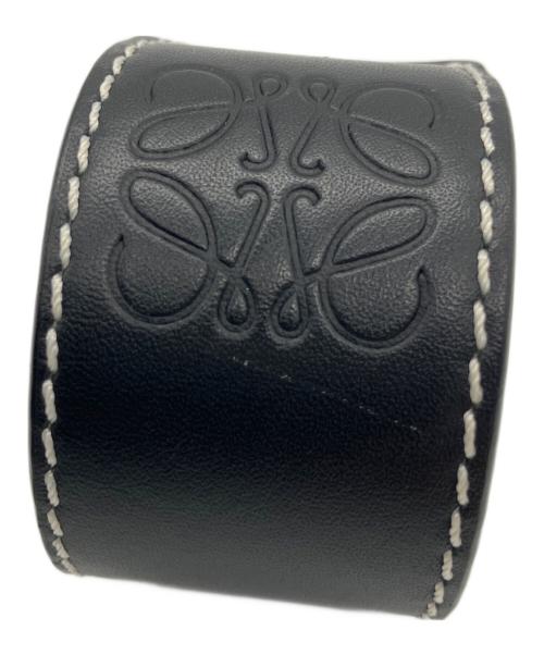 LOEWE（ロエベ）LOEWE (ロエベ) Small Slap Bracelet ブラックの古着・服飾アイテム