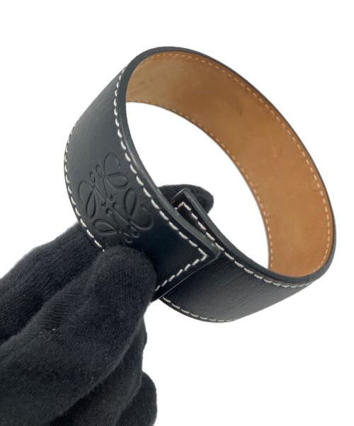 LOEWE（ロエベ）LOEWE (ロエベ) Small Slap Bracelet ブラックの古着・服飾アイテム