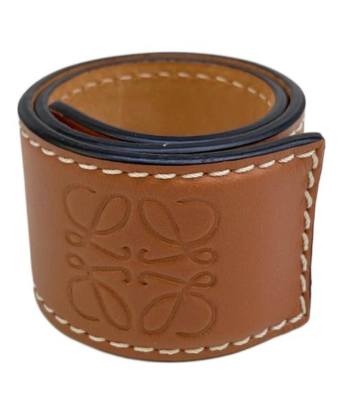 LOEWE（ロエベ）LOEWE (ロエベ) Small Slap Bracelet ブラウンの古着・服飾アイテム