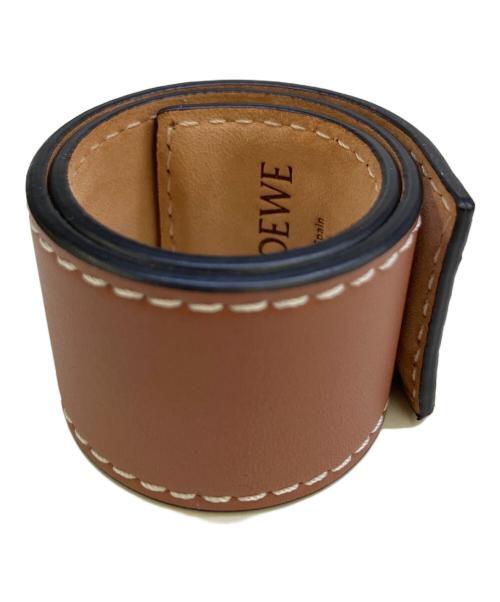 LOEWE（ロエベ）LOEWE (ロエベ) Small Slap Bracelet ブラウンの古着・服飾アイテム