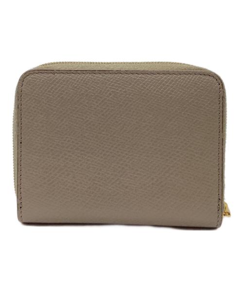 CELINE（セリーヌ）CELINE (セリーヌ) コンパクトジップウォレット ベージュの古着・服飾アイテム