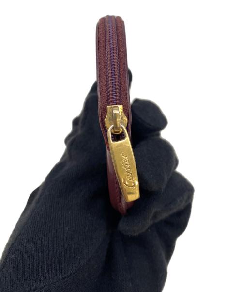 Cartier（カルティエ）Cartier (カルティエ) コインケース ボルドーの古着・服飾アイテム