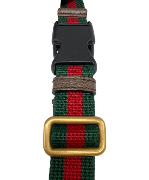 GUCCI（グッチ）GUCCI (グッチ) タイガーGGベルトバッグ ブラウンの古着・服飾アイテム