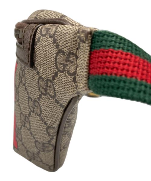 GUCCI（グッチ）GUCCI (グッチ) タイガーGGベルトバッグ ブラウンの古着・服飾アイテム